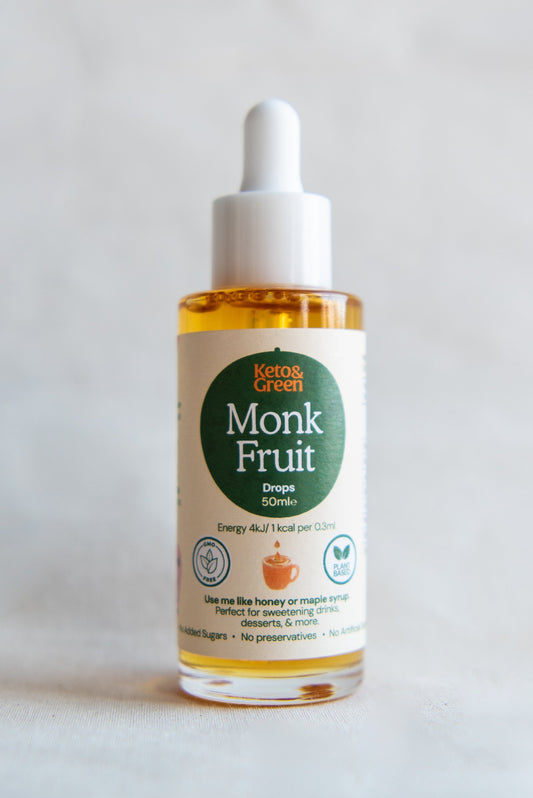 Keto & Green monk fruit drops bottle - pure liquid monk fruit sweetener